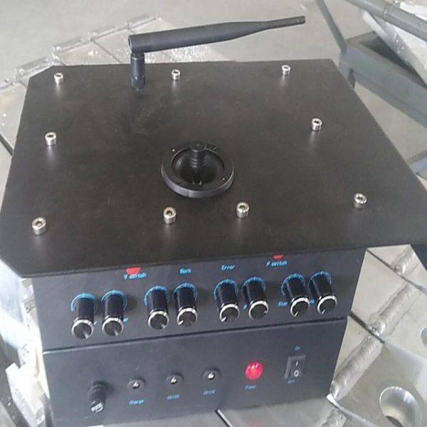 control box with joystick