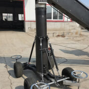 motorized height adjusted 4 wheels dolly