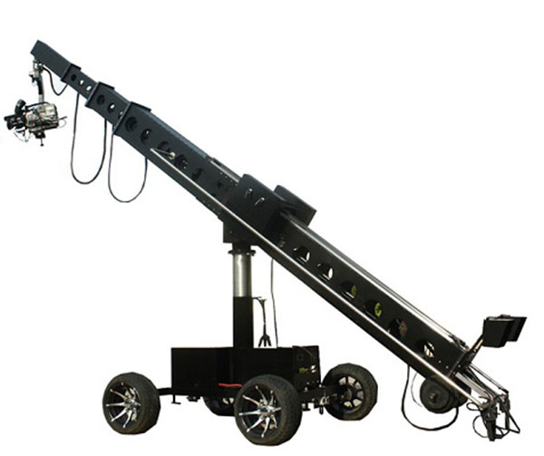 Motorized Walking 12m Telescopic Camera Crane virtuecrane