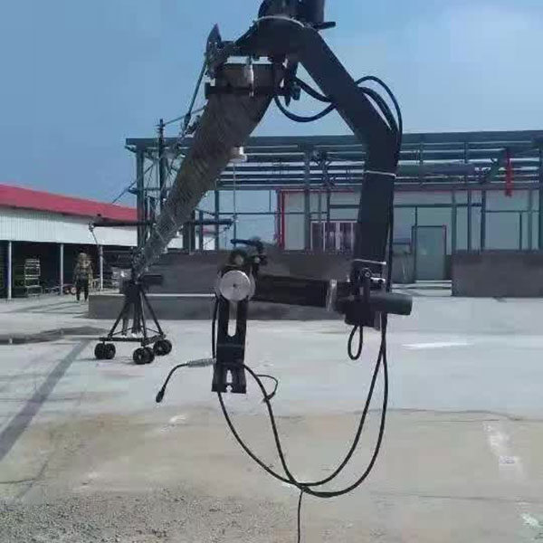 Camera Crane Jib With Dutch Head And 6 Wheels Dolly virtuecrane
